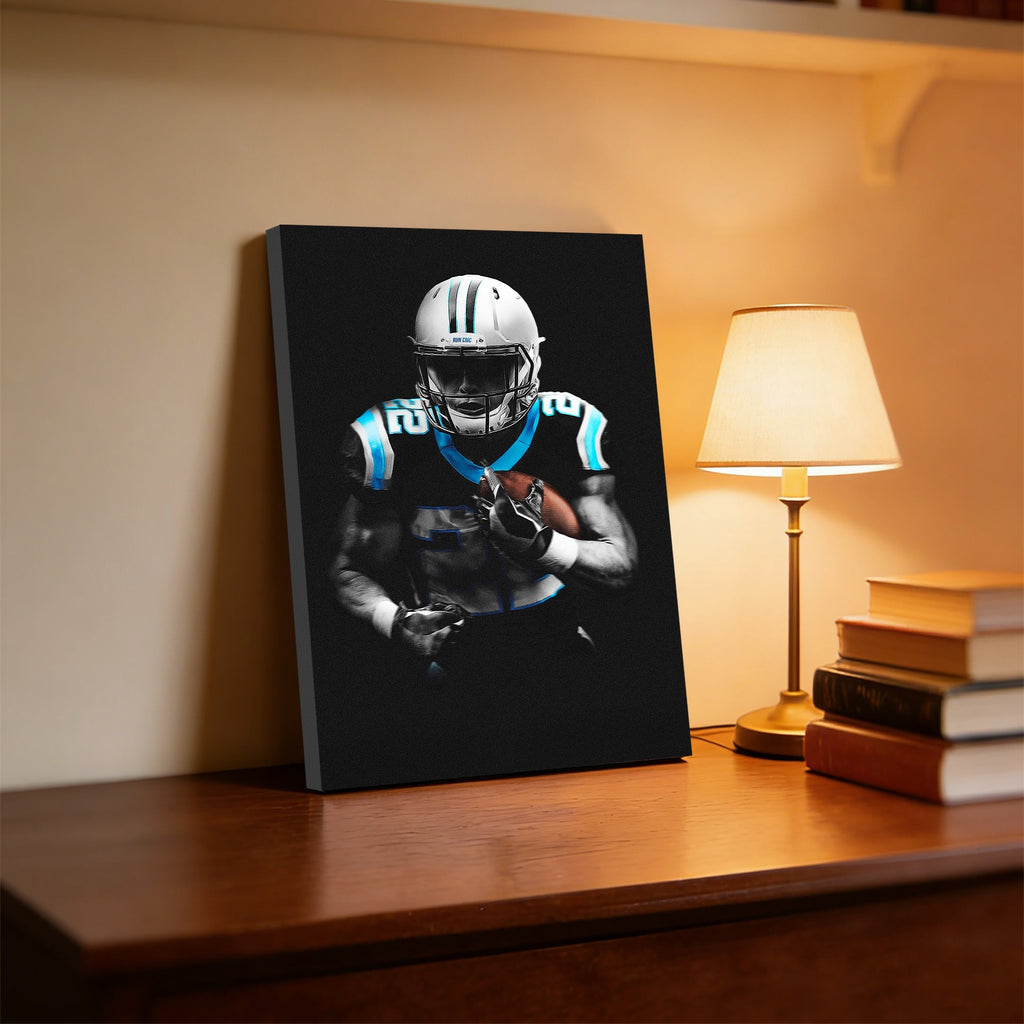 Christian McCaffrey Art Sports Decorative Poster School Dormitory 5 Canvas Wall Art Poster Decor Gift