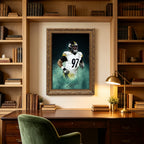 Cameron Heyward Celebrity Sports Art Poster School Dining Room Decoration 4 Canvas Wall Art Poster Decor Gift