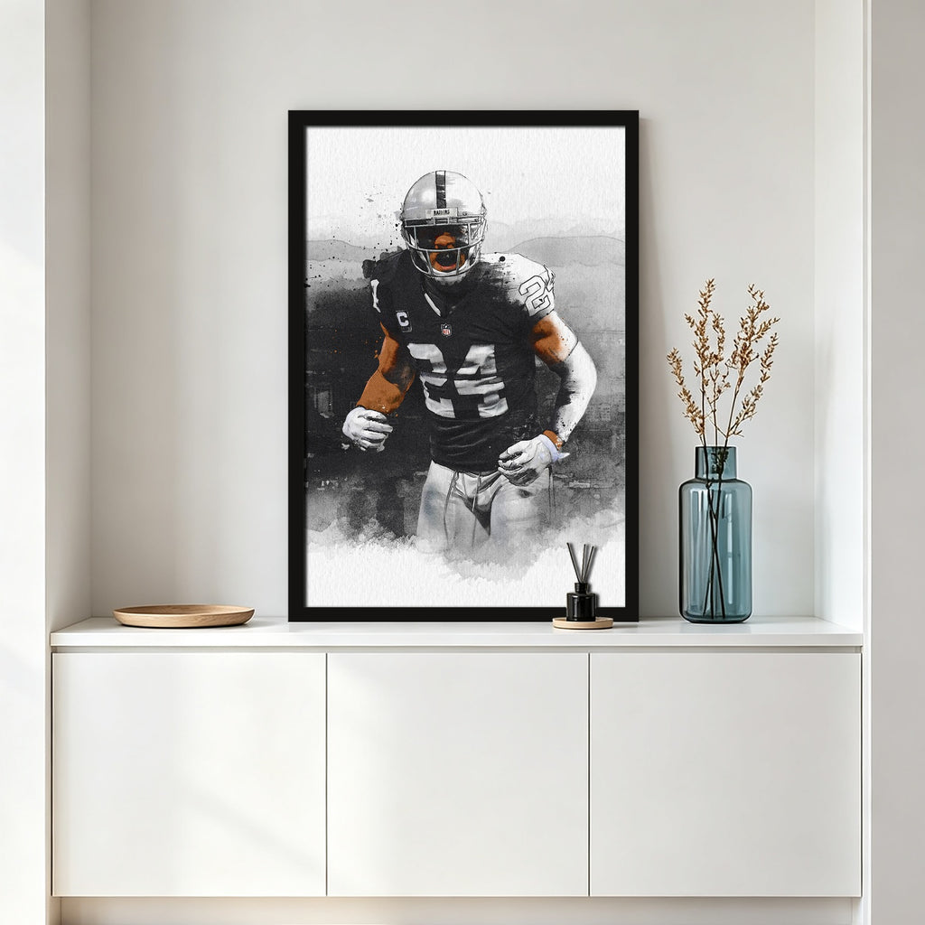 Charles Woodson Art Sports Decorative Poster School Dormitory 2 Canvas Wall Art Poster Decor Gift