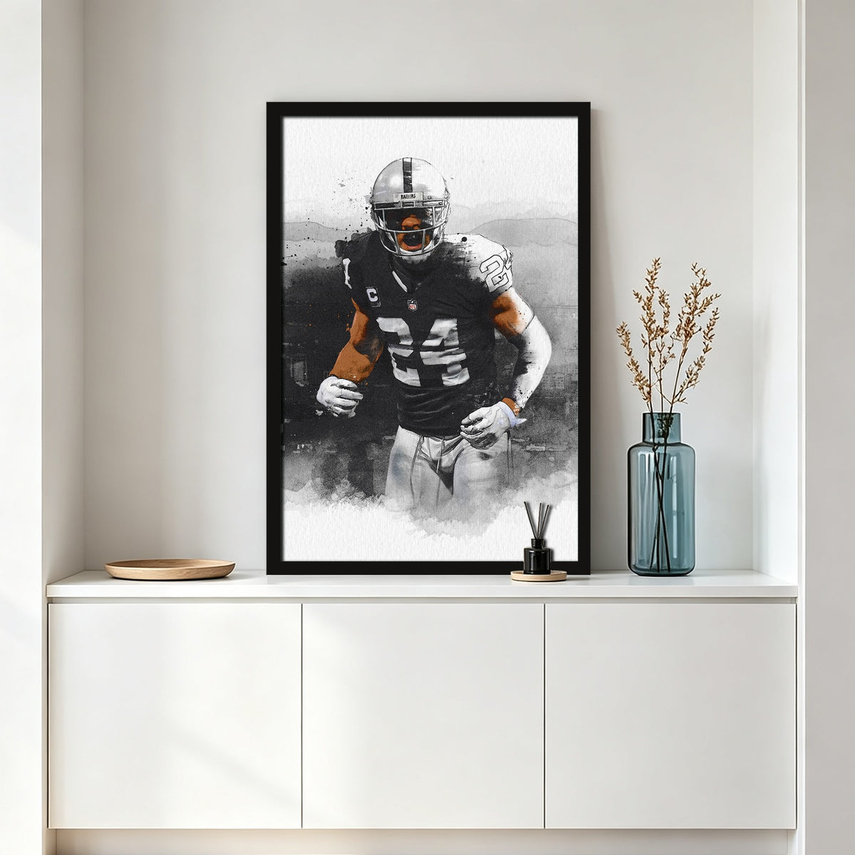 Charles Woodson Art Sports Decorative Poster School Dormitory 2 Canvas Wall Art Poster Decor Gift