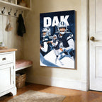 Dak Prescott Sports Celebrity Art Deco Poster 6 Canvas Wall Art Poster Decor Gift
