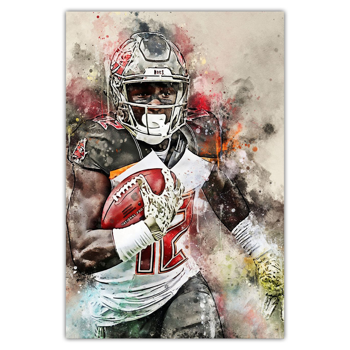 Chris Godwin Art Sports Decorative Poster School Dormitory 8 Canvas Wall Art Poster Decor Gift