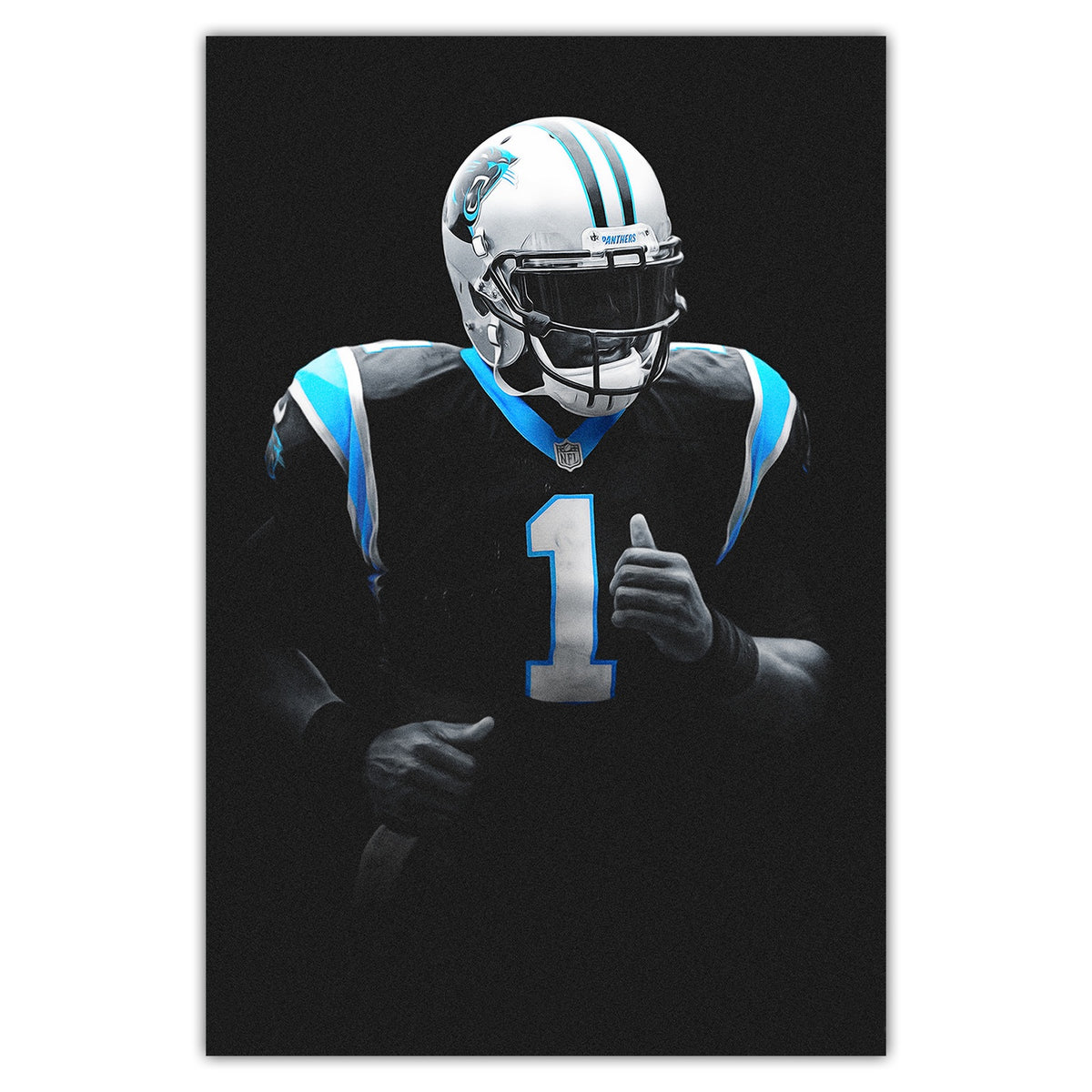 Cam Newton Art Sports Decorative Poster School Dormitory 3 Canvas Wall Art Poster Decor Gift