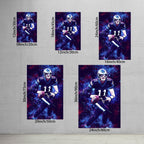 Carson Wentz Sports Celebrity Art Deco Poster 3 Canvas Wall Art Poster Decor Gift