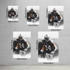 Charles Woodson Art Sports Decorative Poster School Dormitory 2 Canvas Wall Art Poster Decor Gift