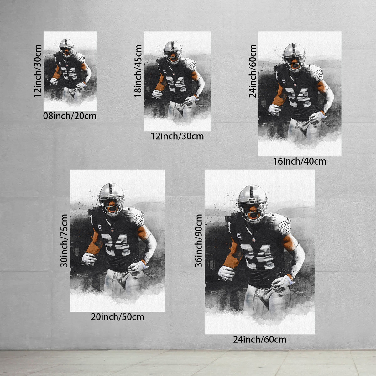 Charles Woodson Art Sports Decorative Poster School Dormitory 2 Canvas Wall Art Poster Decor Gift