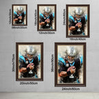 Cam Newton Celebrity Sports Art Poster School Dining Room Decoration 0 Canvas Wall Art Poster Decor Gift