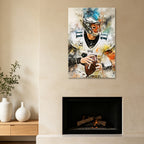 Carson Wentz Celebrity Sports Art Poster School Dining Room Decoration 7 Canvas Wall Art Poster Decor Gift