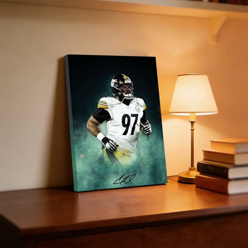 Cameron Heyward Celebrity Sports Art Poster School Dining Room Decoration 4 Canvas Wall Art Poster Decor Gift