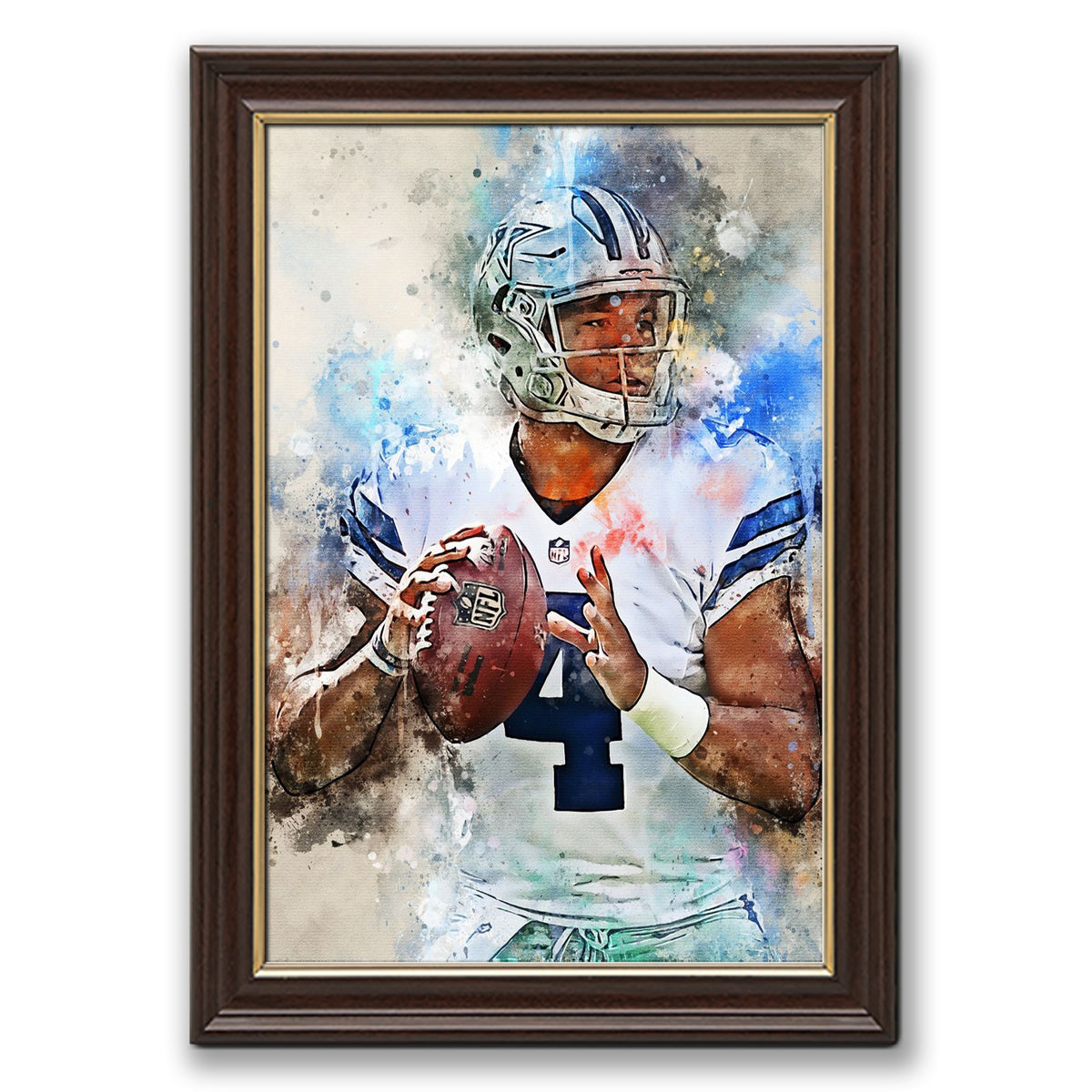 Dak Prescott Celebrity Sports Art Poster School Dining Room Decoration 5 Canvas Wall Art Poster Decor Gift
