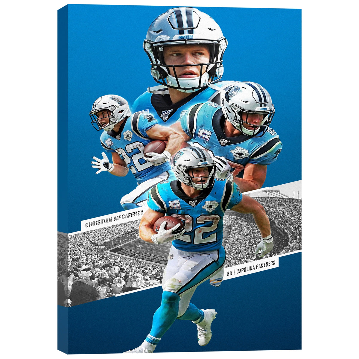 Christian McCaffrey Celebrity Sports Art Poster School Dining Room Decoration 0 Canvas Wall Art Poster Decor Gift