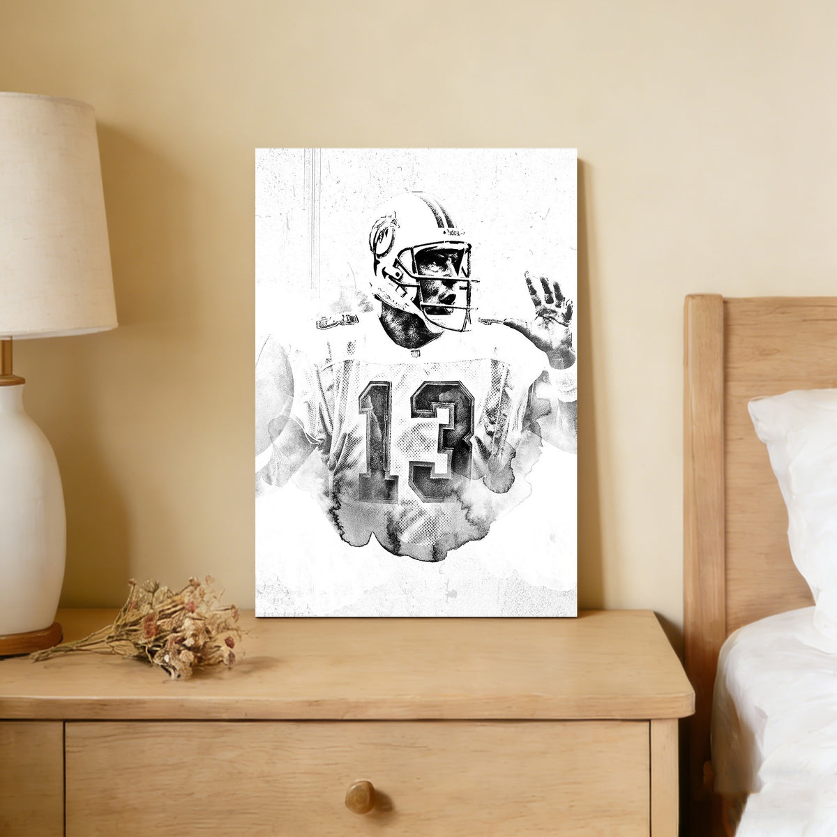Dan Marino Art Sports Decorative Poster School Dormitory 2 Canvas Wall Art Poster Decor Gift