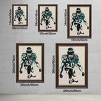 Brian Dawkins Art Poster 6 Canvas Wall Art Poster Decor Gift