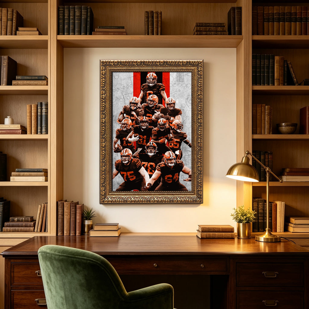 Baker Mayfield Sports Celebrity Art Deco Poster 9 Canvas Wall Art Poster Decor Gift