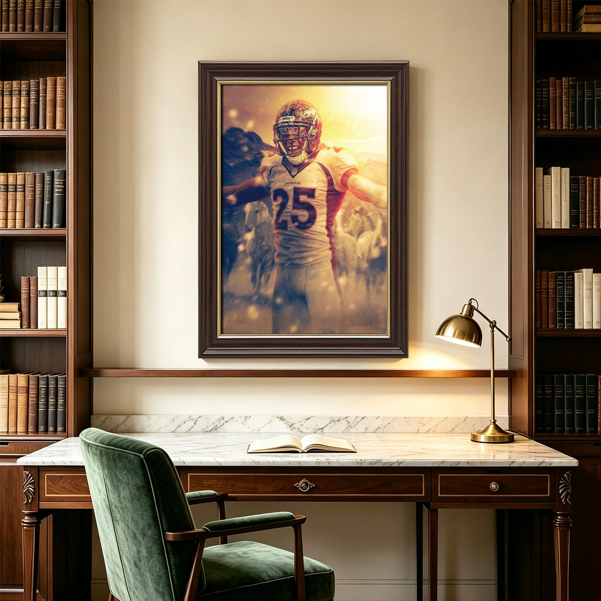 Chris Harris Art Sports Decorative Poster School Dormitory 5 Canvas Wall Art Poster Decor Gift